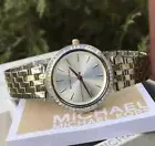 Michael Kors Women's MK3405 Darci Two Tone Pave Bezel Women's Watch
