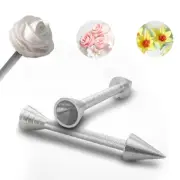 Roses Flower Holder Decoration Pastry Sticks Baking Cone Piping Cake Cream Tools