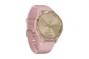 Garmin v&iacute;vomove 3S GPS Watch - Round Case Shape - 39 mm Case Width - Light Gold Body Color - Dust Rose Case Color - Stainless Steel Body - - -