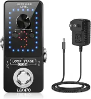 Guitar Looper Pedal Effect Pedal with Tuner Function Looper Pedal Loops 9 Loops