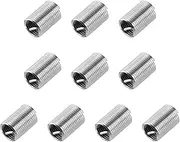 uxcell 20pcs Wire Thread Inserts M10 x 1.25 2.5D(25mm) Metric 304 Stainless Steel Helical Type Coiled Thread Repair Kit Wire Screw Threaded Sleeve Sheath for Mechanical Equipment