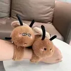 Pull line Plush Doll Slap Bracelet Cockroach Plush Wrist Band Christmas Toy