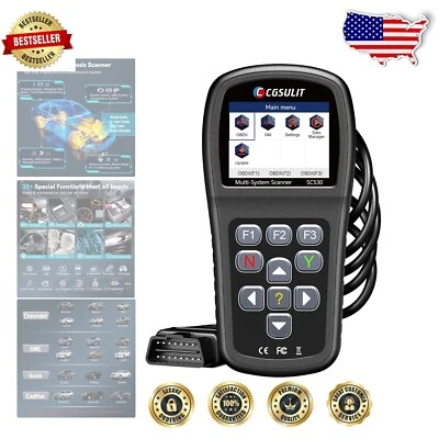 Chevy & GMC Diagnostic Scan Tool with 30+ Special Functions and Lifetime Support
