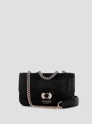 GUESS Women's Black Orlina Mini Crossbody Bag