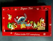 Disneyland Paris Jumbo Joyeux Noel Stitch Christmas LE 400 Pin