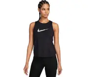 5 X Womens Nike One Swoosh Graphic Running Tank Top Black Singlet