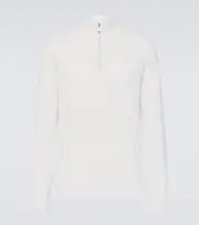 [Brunello Cucinelli] Brunello Cucinelli Cashmere half-zip sweater AU 105 blue