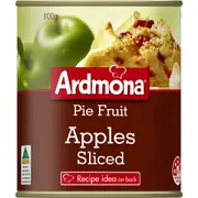 Ardmona Pie Fruit Apples Sliced 800g