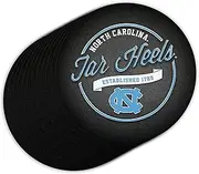 University of North Carolina Metallic 4 x 4 Paperboard Coasters Pack of 12
