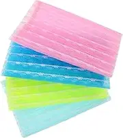 iplusmile 4pcs Long Bath Cloth Soft Nylon Body Washcloth Shower Towel for Exfoliating and Deep Cleaning Back Scrubber for Enhanced Shower Experience