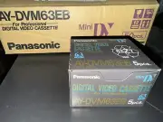 Panasonic AY-DVM63EB Mini DV Digital Video Cassette Pack of 5 - New & Sealed