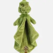 Dr Seuss Aurora 2018 The Grinch Baby Security Blanket Plush Lovey NWT acc396