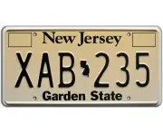 John Wick | XAB 235 | Metal Stamped License Plate