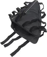 DECOMELODY Mountain Bike Frame Bag Durable Electric Bike Battery Pouch Weatherproof Triangle Storage Bag Easy Installation with Fastener Reliable Bike Accessory
