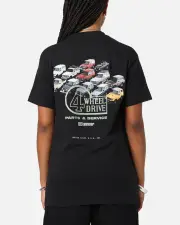 [HUF] Huf X Toyota Timeline T-shirt Black/white - Size M M Black/White