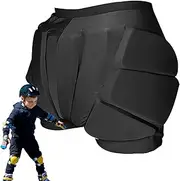 Protective Padded Shorts, Hip Protection, EVA Butt Pads Protective Padded Shorts, Elastic Snowboard Butt Pad, Protective Padded Shorts, Skating Protective Gear for Ice Skating, Roller Skating