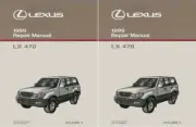 1999 Lexus LX 470 Shop Service Repair Manual Book Engine Drivetrain OEM