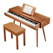 2 in 1 Digital Piano/Dress Table Solid Wood 88 Key Full Size WeightedWith Bench