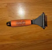 GoPets Dematting Comb with 2 Sided Professional Grooming Rake for Cats & Dogs