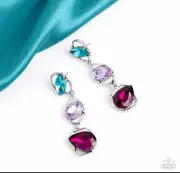 Paparazzi *Dimensional Dance* LOP Multi Post Earring