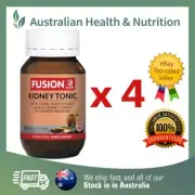 4 x FUSION HEALTH KIDNEY TONIC 120 TABLETS + FREE SAME DAY SHIPPING