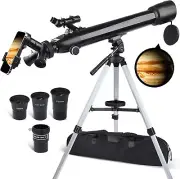 [2023 Upgraded] Telescopes for Adults Astronomy, 70mm Aperture 700mm AZ Mount