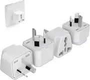 HEYMIX Universal Travel Adapter (4-Pack), US to Australian Power Plug Adapter, U