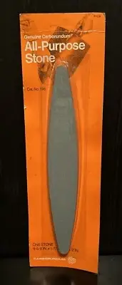Vintage The Carborundum Co. No. 198 Honing Stone Knife Sharpening 9 1/2"