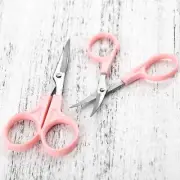 Stainless Steel Elbow Scissor Embroidered Small Curve Scissors Length 9.7cm/12cm