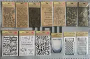 Crafters Square Rub On Transfers & Glass Stickers Craft Assorted Lot Of 58