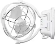 Caframo Sirocco II 12/24V Cabin Fan, White 7010CAWBX