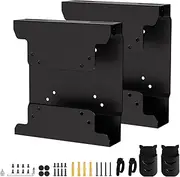 2-Pack Mini PC Mount for Dell VESA Wall Under Desk Mount or Mount to a Monitor Arm, Monitor Stand for Dell OptiPlex MFF 7080 5070 3000 7060 7090 7010 3060 3040 3050 and More Model with Pen Holder