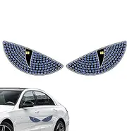 Devil Eyes Light for Car, Dynamic Car Eyes Signal Light, Warning Light Car Decorations, Truck Eyes Car Windshield Eyes, USB Plug-In, Cool Car Accessories