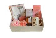 Gift Hamper MOZI Mug Oven Mitt Daniel Brighton Candle, Lindt balls &more