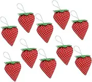 DOITOOL 10Pcs Strawberry Design Sewing Pin Holders Compact and Convenient Household Pin Cushions for Easy Needlework for Sewing Enthusiasts and Beginners