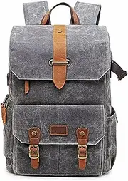 BLBMTCBCAG Photography Retro Waterproof Batik Rucksack With USB Port Suitable For 15.6-inch Laptop Men's SLR Digital Camera Camera Bag Carrying Case Fit For Canon Fit For Nikon Camera protection