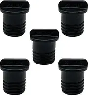 Light Socket Safety Cap Plugs for String Lights, Recessed and Standard Light Sockets, (5)