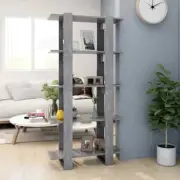 Book Cabinet/Room Divider Concrete Grey 80x30x160 cm Engineered Wood