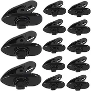 DOITOOL 100pcs Rotatable Headphone Cord Clips Anti-Loss Sports Earphone Holder Wire Fixing Clips for Mobile Earbuds and Headset Accessories