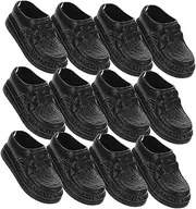 ERINGOGO 20 Pairs of Miniature Men Shoes for Dolls Formal Dress-up Action Figure Micro Decorations Miniature Landscape Plastic Game Dollhouse Mini Plastic