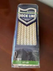 Attwood Premium Three-Strand Twisted Nylon Dock Line 1/2”x25’