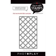 PhotoPlay Say It With Stamps #6 Quatrefoil Coverplate Die 1p