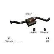 Redback Sports Pipes to suit Vs V6 Sedan Irs 2.5 CM - STR117