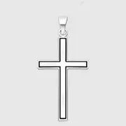 Templar Cross Men's Pendant * Oxidized 925 Sterling Silver Jewellery Gift
