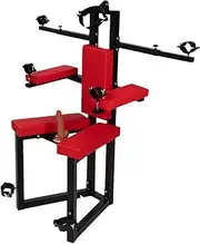 ZJPOJPH SM Sex Chair With Handcuffs And Restraints Training Sex Toy SM Chair With Suction Cup Collar Sex Furniture Bondage For Couples Men Women