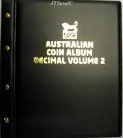 Black Cover VST Australian Decimal Coin Album Volume 2 - 2016 to December 2021