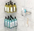 Shower Caddy Corner, 3 Pack Shower Organizer Corner, Rustproof Shower Shelf