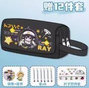 Anime Aotu World Ray King Pen Bag Canvas Pencil Case Student Stationery Gift