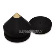 4PCS 25mm Ebony Speakers Shock Spike Shockproof Stand Isolation Feet Base Pad #4