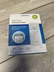 Linksys AC750 Boost WiFi Range Extender Repeater (RE6300) ™